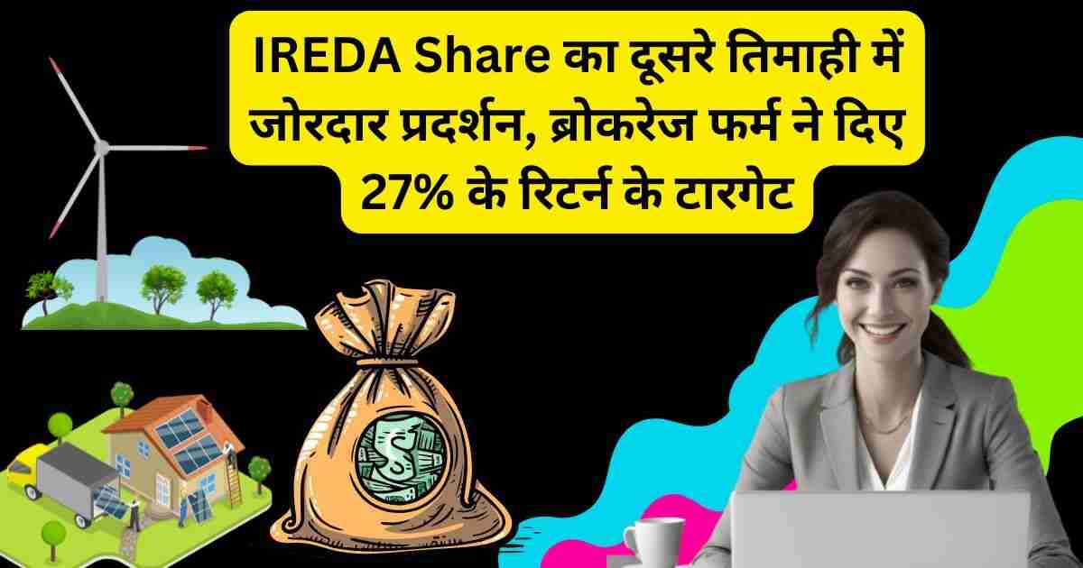 Target of 27% return given to IREDA Share